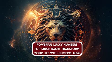 singha rashi lucky number|Simha Rashi Lucky Number .